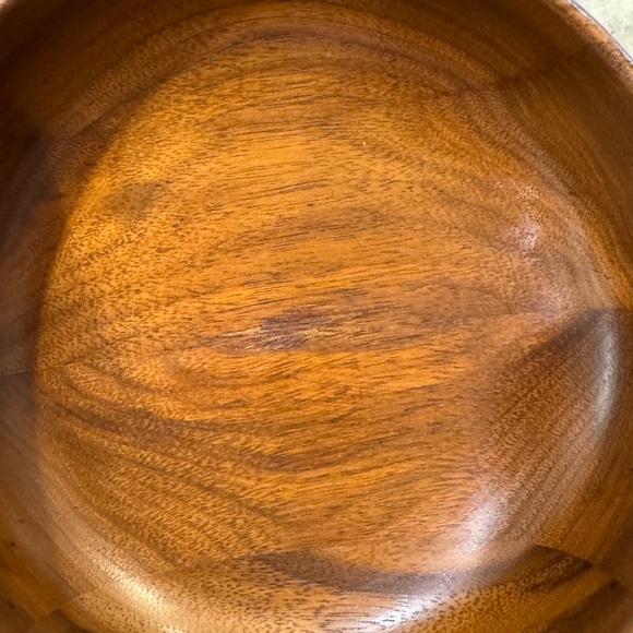 Vintage Wooden Salad Bowl Set - Picture 9 of 16